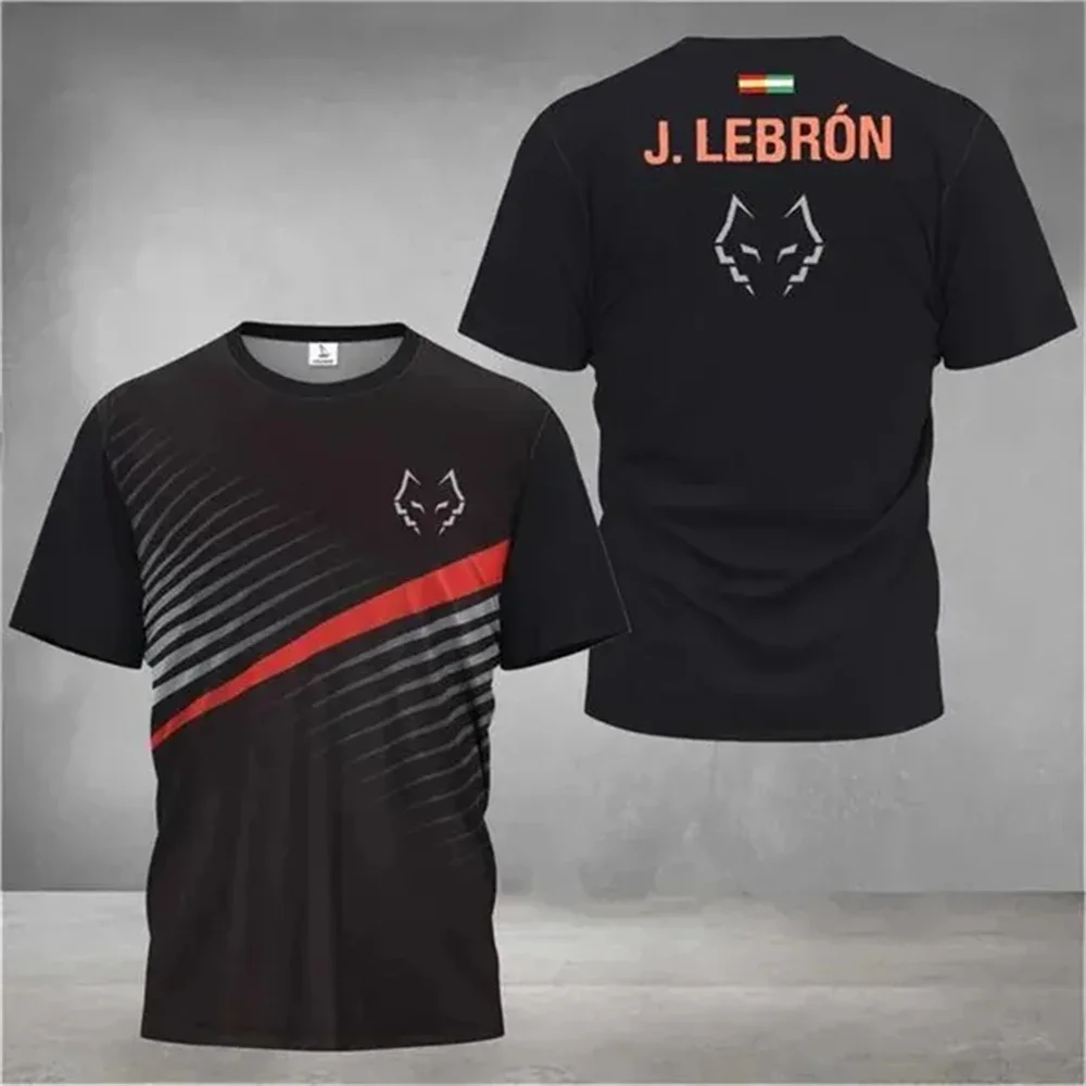 Badminton Wallpaper - ฤดูร้อนใหม่เสื้อยืดคอกลมพิมพ์ลายไล่ระดับสีสำหรับผู้ชายสำหรับเล่นแบดมินตันและเทเบิลเทนนิส เสื้อกีฬาลำลองกลางแจ้ง