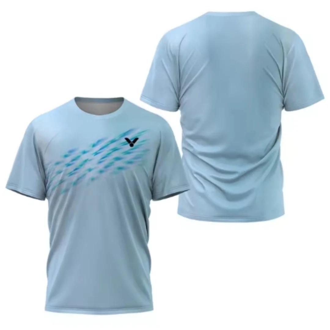 เสื้อยืดแบดมินตันผู้ชายลายเลเซ - Badminton China บทวิจารณ์และราคา