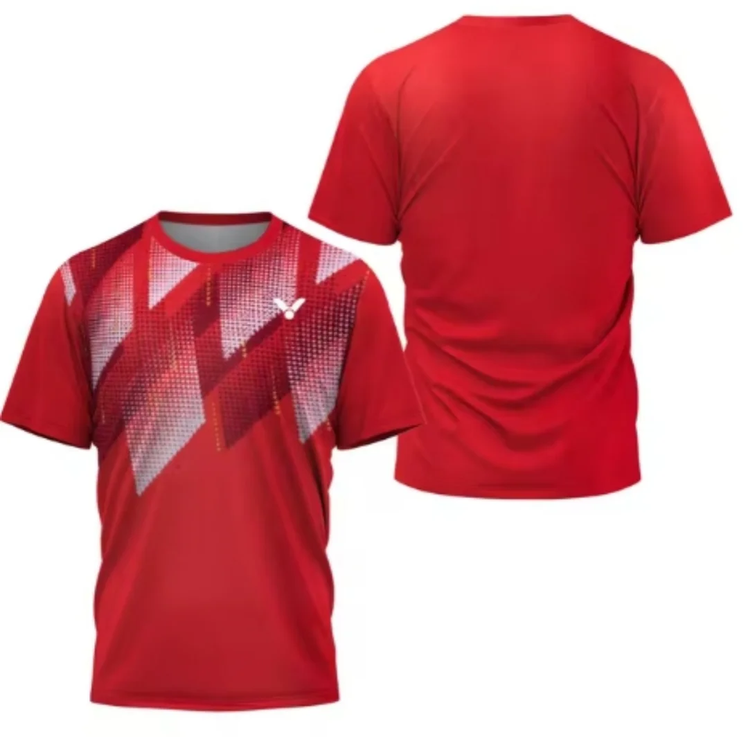 เสื้อยืดแบดมินตันผู้ชายลายเลเซ - Badminton China บทวิจารณ์และราคา