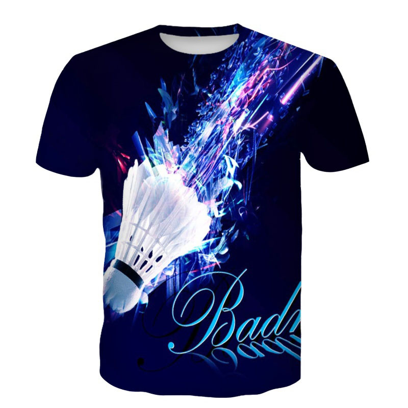 เสื้อยืดแบดมินตัน ลายลูกขนไก่  - Badminton Wallpaper บทวิจารณ์และราคา